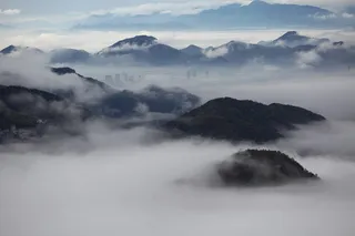 云海自然风景云层山顶景观