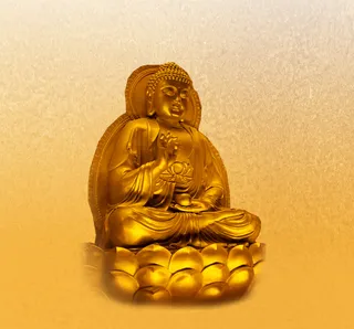 金佛坐莲免抠素材