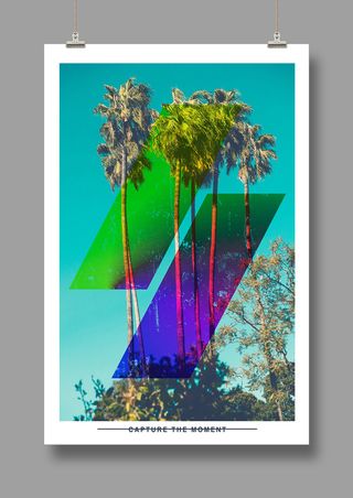 国外时尚 潮流海报 英文PSD海报