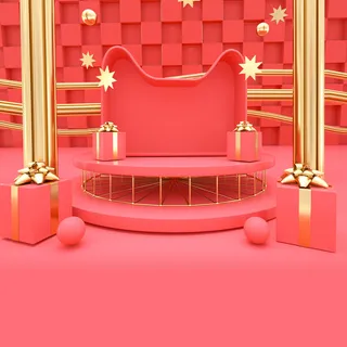 立体C4D场景电商首页主图直通车促销banner海报背景PSD素材 立体C4D场景电商首页主图直通车促销banner海报背景PSD素材