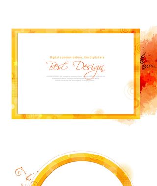 简约风名片海报边框图框素材AI矢量图 (265)