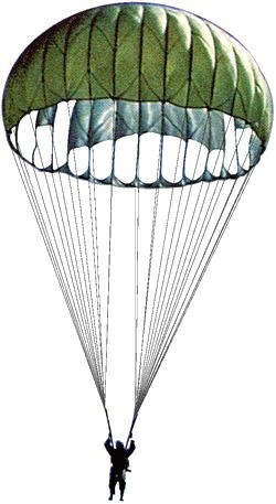 降落伞 PNG免抠(250x457)