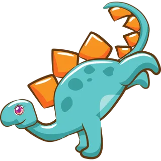 卡通恐龙生日宝宝宴派对素材恐龙派对免扣素材