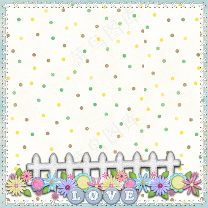 素雅波点背景图片