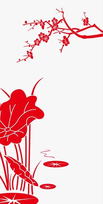 矢量梅花图案cdr矢量模版下载