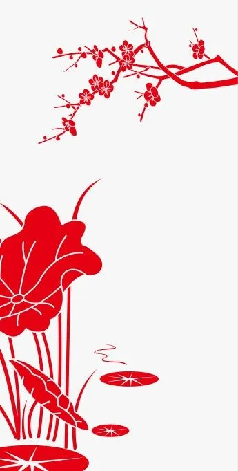 矢量梅花图案