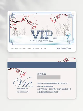 创意VIP卡设计模板