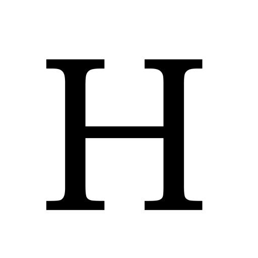 字母H PNG免抠(1500x1500)