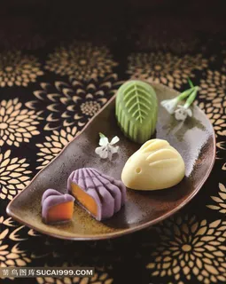 可爱的花式月饼