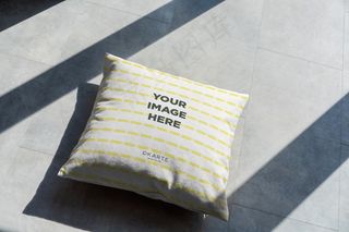 卧室床上用品被单床单枕头展示样机模板