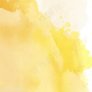 黄色水彩水墨背景图片