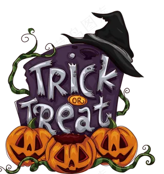 万圣节节日卡通素材南瓜