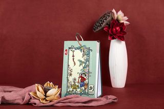 唯美国潮风中式日历智能贴图样机