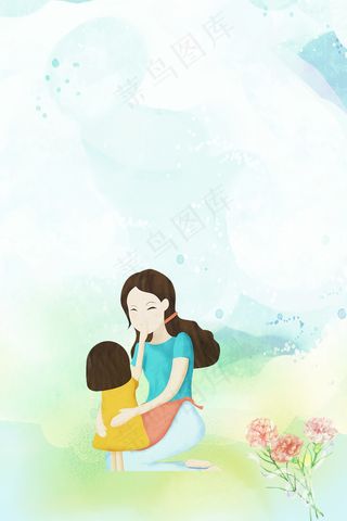 母亲节背景海报 