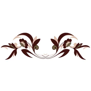 复古中国风国潮敦煌花纹花草插画手绘装饰小元素PSD素材