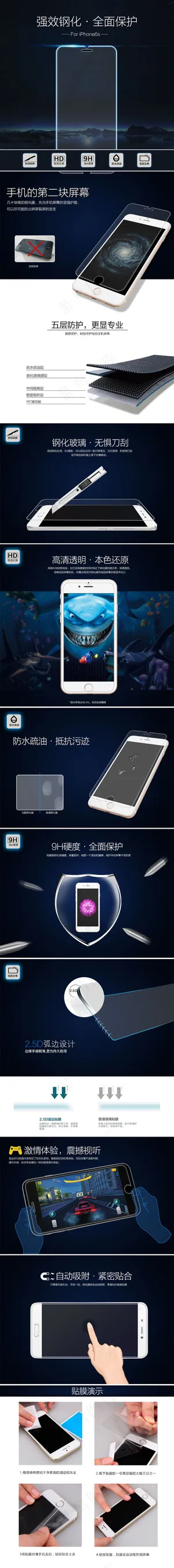 钢化膜详情页13