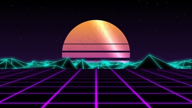 音乐, 氖, 复古的, 风格, 娱乐, 迪斯科, 老的