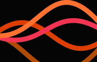 红色质感卡片样机