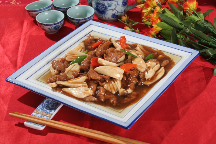 04杏鲍菇牛柳 -布衣坊