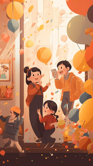 儿童 节日 快乐 热闹 开心