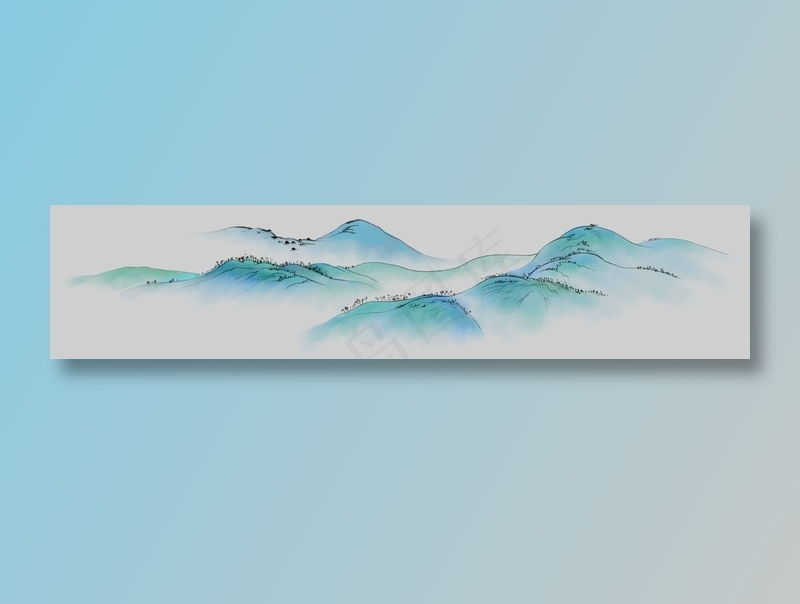 水墨山水 水墨山水素材
