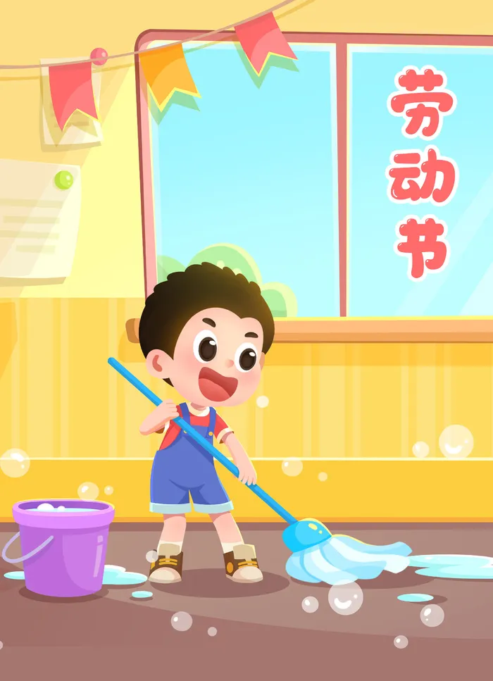 劳动节海报psd模版下载