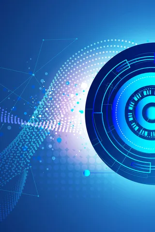 科技转盘背景PSD素材