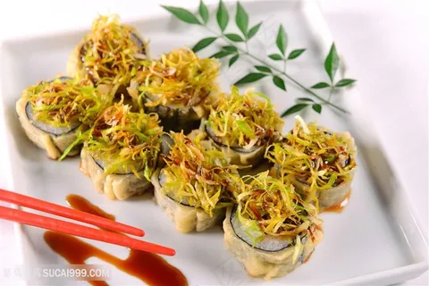 诱人的日本寿司美食