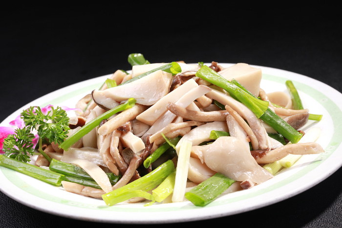香葱炒野菌