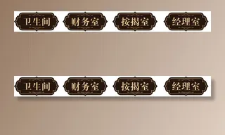 导视牌标识牌指示牌指引牌