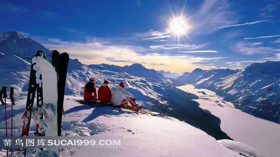 阿尔卑斯山雪山美景摄影素材 阿尔卑斯山雪山美景摄影素材