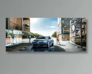 超高清别克概念车城市生活广告大图