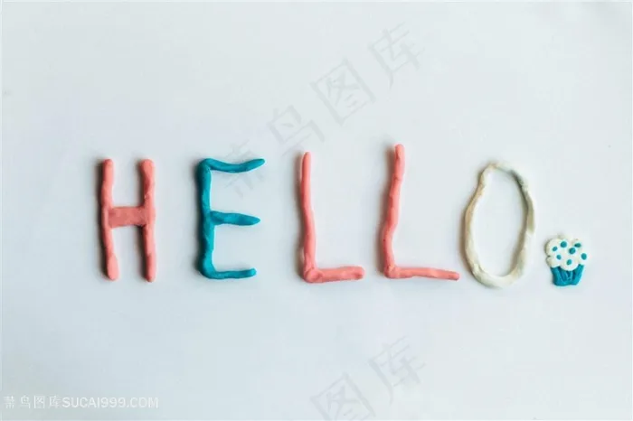 橡皮泥字母背景图