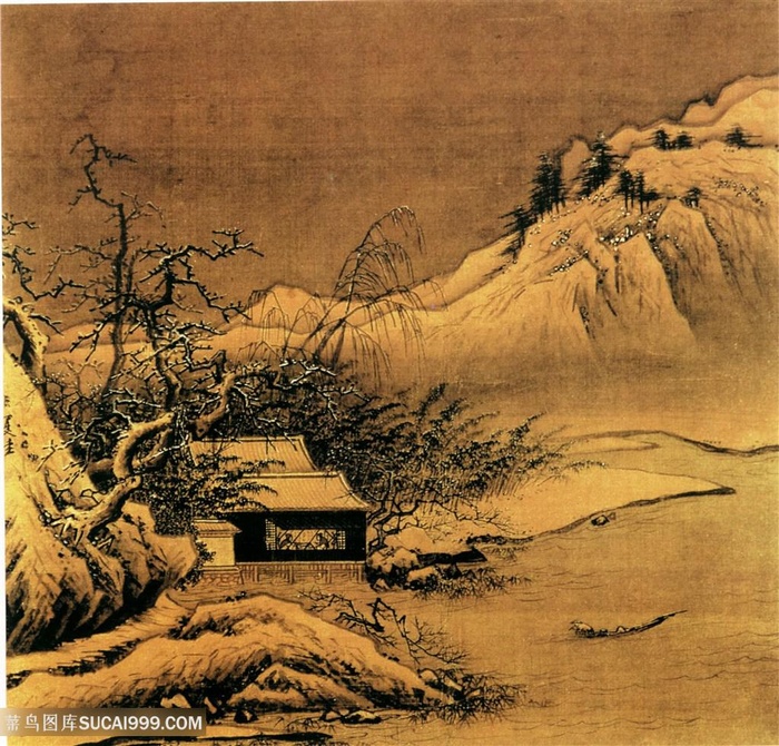 中国风界画山水图164