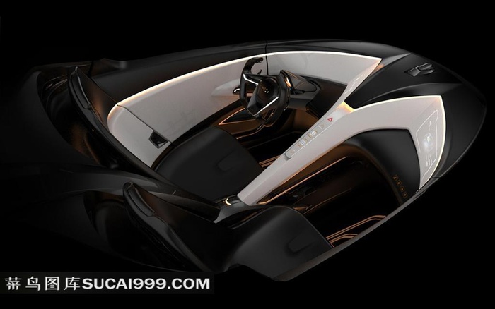 雪佛兰概念跑车驾驶室素材