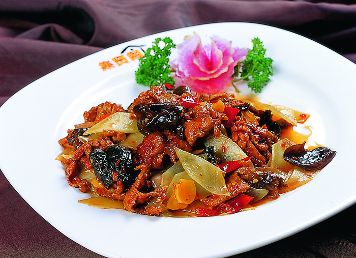 0911XC-100木耳笋片炒肉