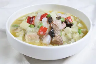 21野生口蘑熬土豆-西北人家