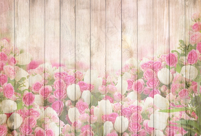 唯美鲜花背景图片