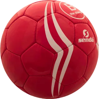 足球免抠训练球红色