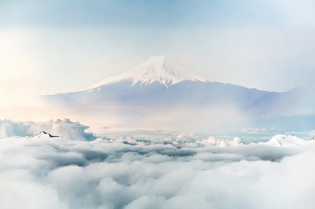冬天自然背景风景