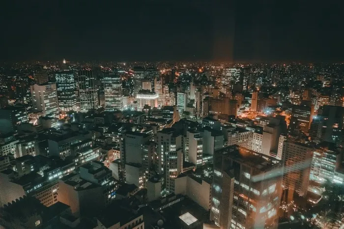 美国纽约城市夜景高清图