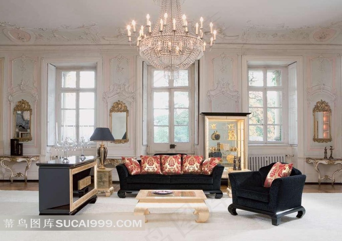 欧式客厅摄影