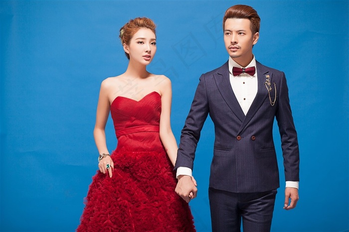 时尚幸福恋人婚纱写真