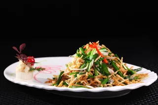 韭菜豆芽炒烙馍 (2)