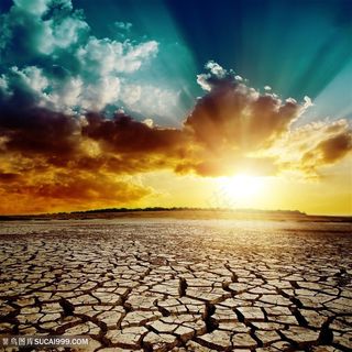 干旱的大地自然景色高清