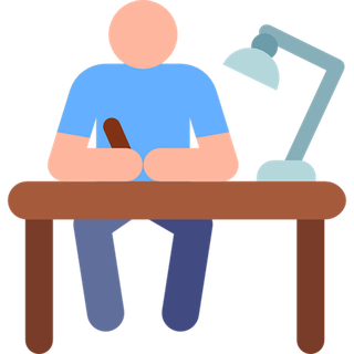 办公简笔剪影图人物卡通少儿兴趣班