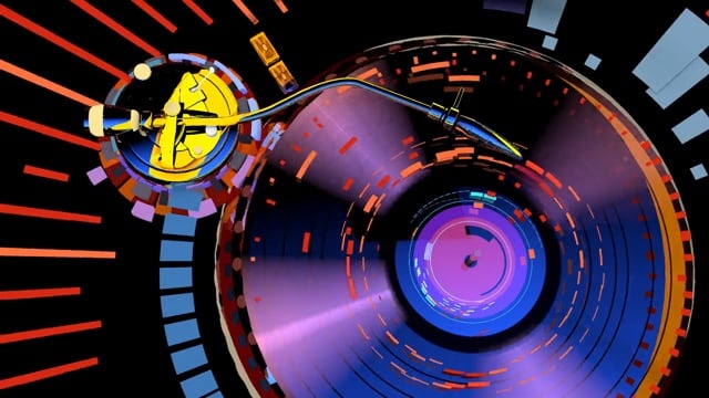 转盘, 迪斯科, 音乐, 时髦的, 播放, 玩耍, 曲调