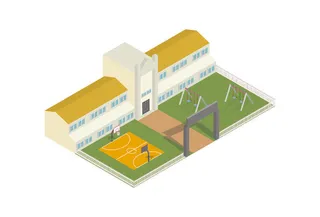 分析图素材图标集合景观建筑立面插画场景AI矢量图形设计