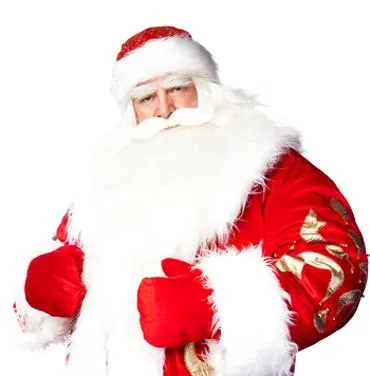 圣诞老人 PNG免抠(370x376)