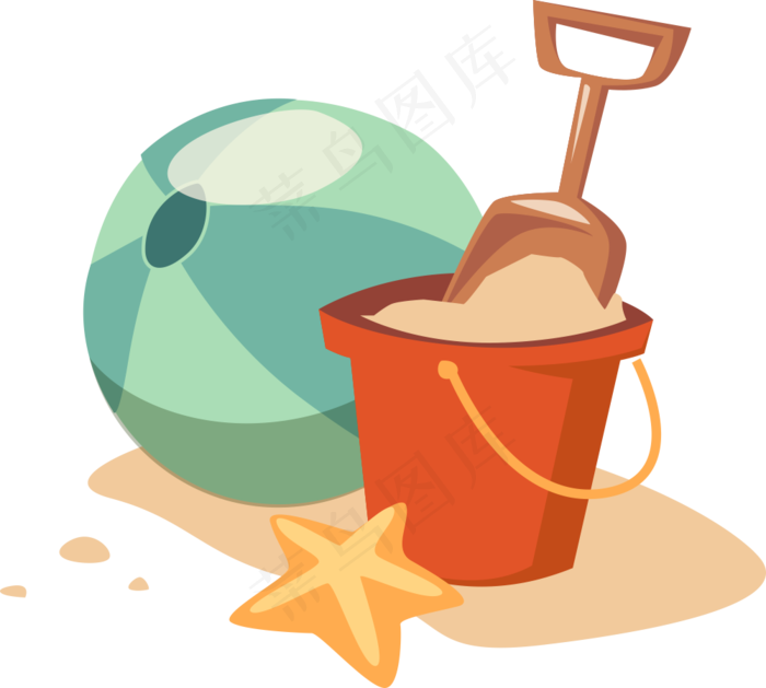 电商免抠海边沙滩元素实物摄影